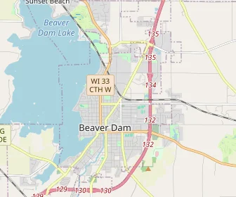 Area schools map